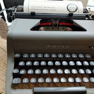 Older style, still sharp looking typewriter!
