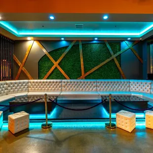 Reservable VIP Space with spacious seating and extra perks!