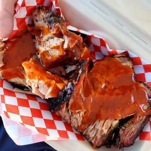 Mouthwatering BBQ Brisket! I can eat this all day!