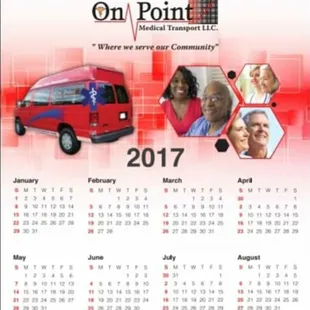 Ask how you can receive one of our calendars.