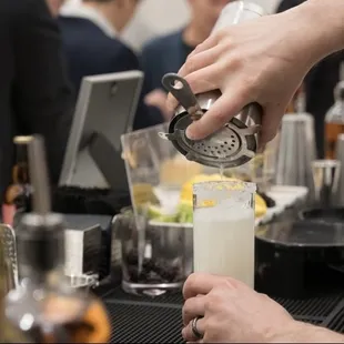 Pouring up a Margarita