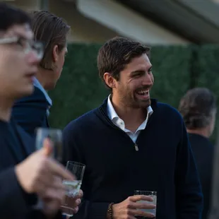 We love when we see our guests enjoying our cocktails while spending time with friends.