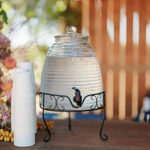 While enjoy a great cocktail, we also believe in staying hydrated...stay hydrated.