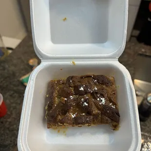 Bread pudding $4.95 (instagram: @issa.cheatday)