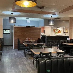  the inside of a restaurant
