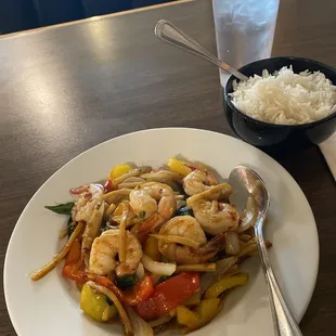 Thai basil stir fry
