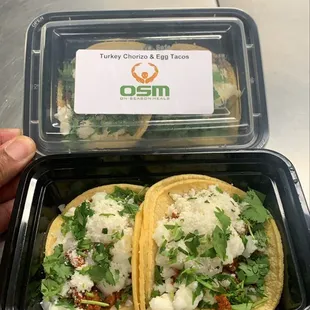 Our very popular Turkey Chorizo &amp; Egg White Breakfast