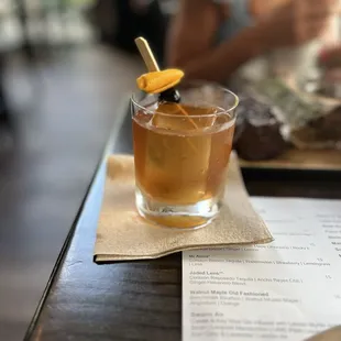 Walnut Maple Old Fashioned