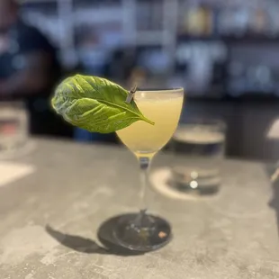 Mezcal craft cocktail