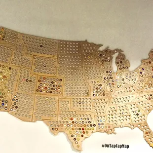 On Tap Cap Map - like literally!