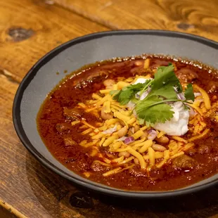 Beer Braised Brisket Chili - On Tap Menu
