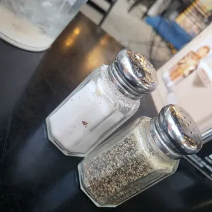 The condiments were pretty dirty but the service, music and good food let me look past and give a 5 star review.