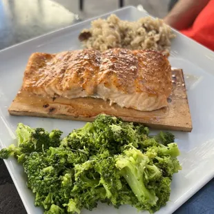 Garrison glazed salmon