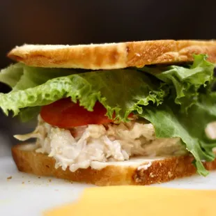 a chicken salad sandwich