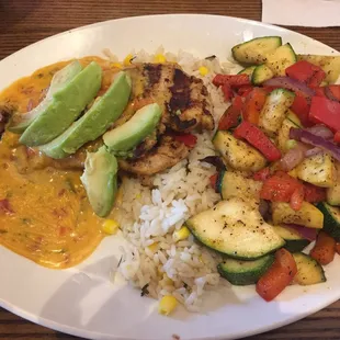 Queso Chicken entree