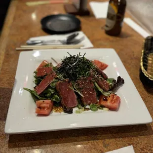 Perfect sear and very fresh!