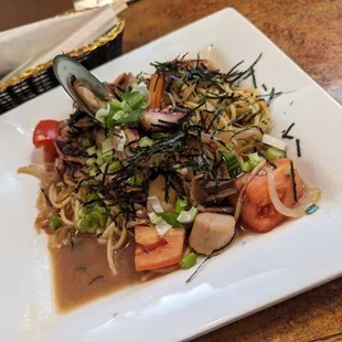 Seafood spaghetti