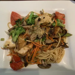 Japanese Style Vegetable Spaghetti