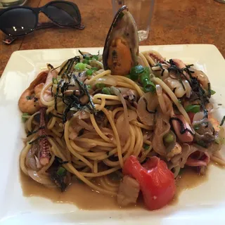 Japanese Seafood Spaghetti