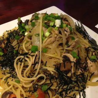 Chicken & Mushroom Spaghetti