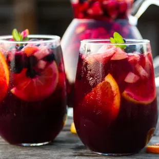 two glasses of sangico