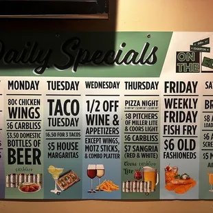 Specials of week