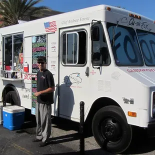 Chef Andrew Outside His Kitchen