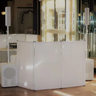 Reception Package all White Set-up.