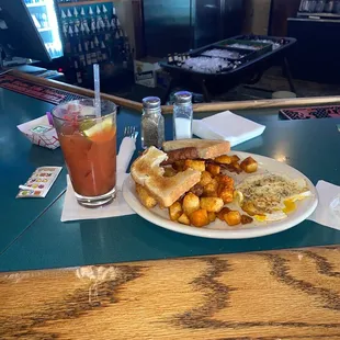 OTG breakfast special I've already ate at, lol