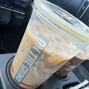 Large coffee not even full