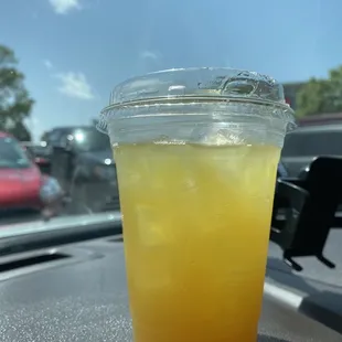 Delicious unsweetened green tea