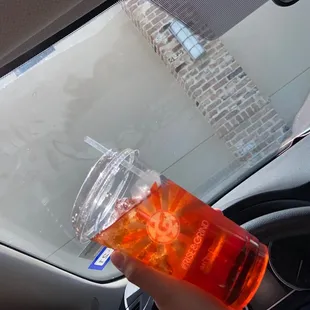 pomegranate &amp; orange surprise drink