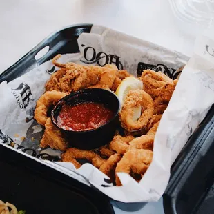 Fried Calamari; IG: @courtneyy_fiteats