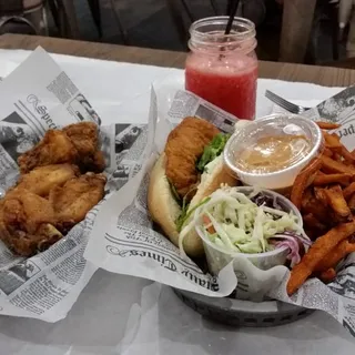 6 Piece Fried Chicken Wings