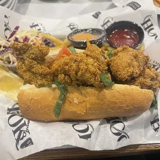 Po' Boy With Fries & Coleslaw