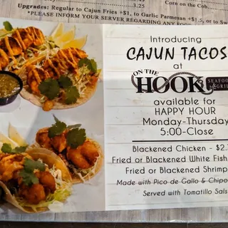 Cajun Taco Plate