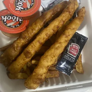 These are fish sticks anymore, too little fish in them.