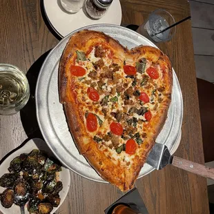 Monday night pizza special on Valentine&apos;s Day!