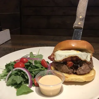 Bacon Cambozola Burger