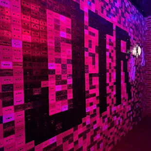 03.01.23 Club initials in the cassette wall, very cool!!