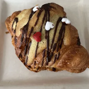 Chocolate Strawberry croissant