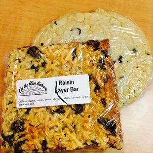 Two of there many baked goodies