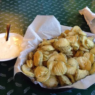 Fried Dill Pickle Chips