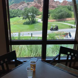View from our table
