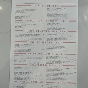 New Menu