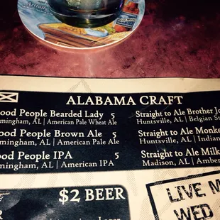 Alabama craft beer