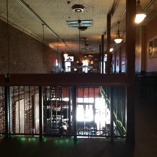 the inside of a restaurant