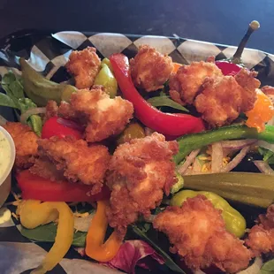 Breaded Chicken Salad