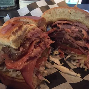 Hot Ham &amp; Smoked Bacon