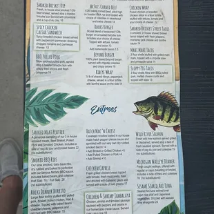 Food menu